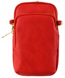 Fashion Mini Crossbody Bag Cell Phone Purse AD720 RED
